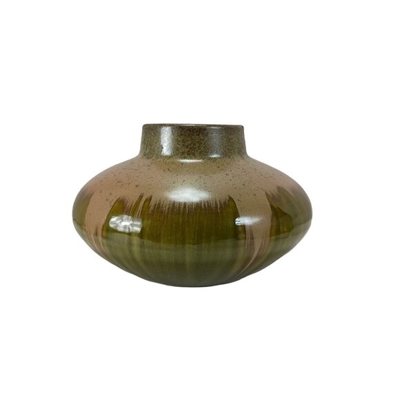 Drip Glazed Pottery Art Vase Home Decor Vintage - Picture 3 of 6